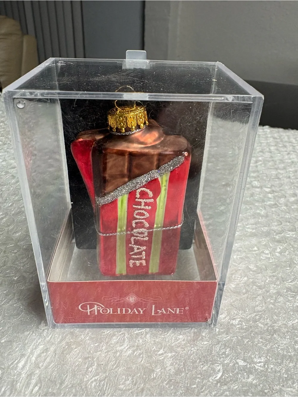 Holiday Lane Chocolate Bar Christmas Ornament